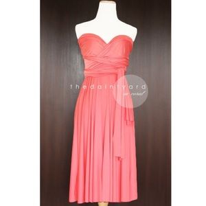 Coral Infinity Dress.